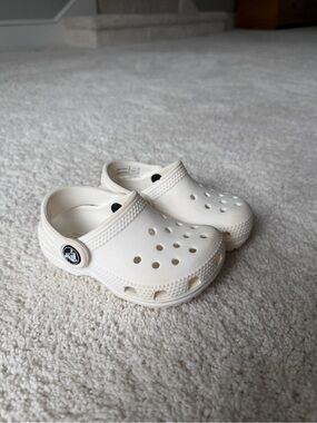 CROCS Toddler Classic Clog - White